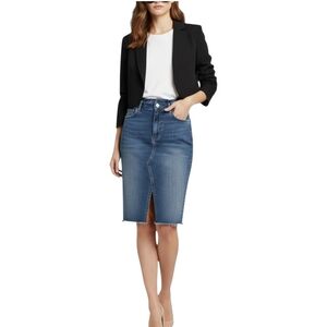 GUESS Denim Pencil Skirt -Size Lg -EUC $98 Retail